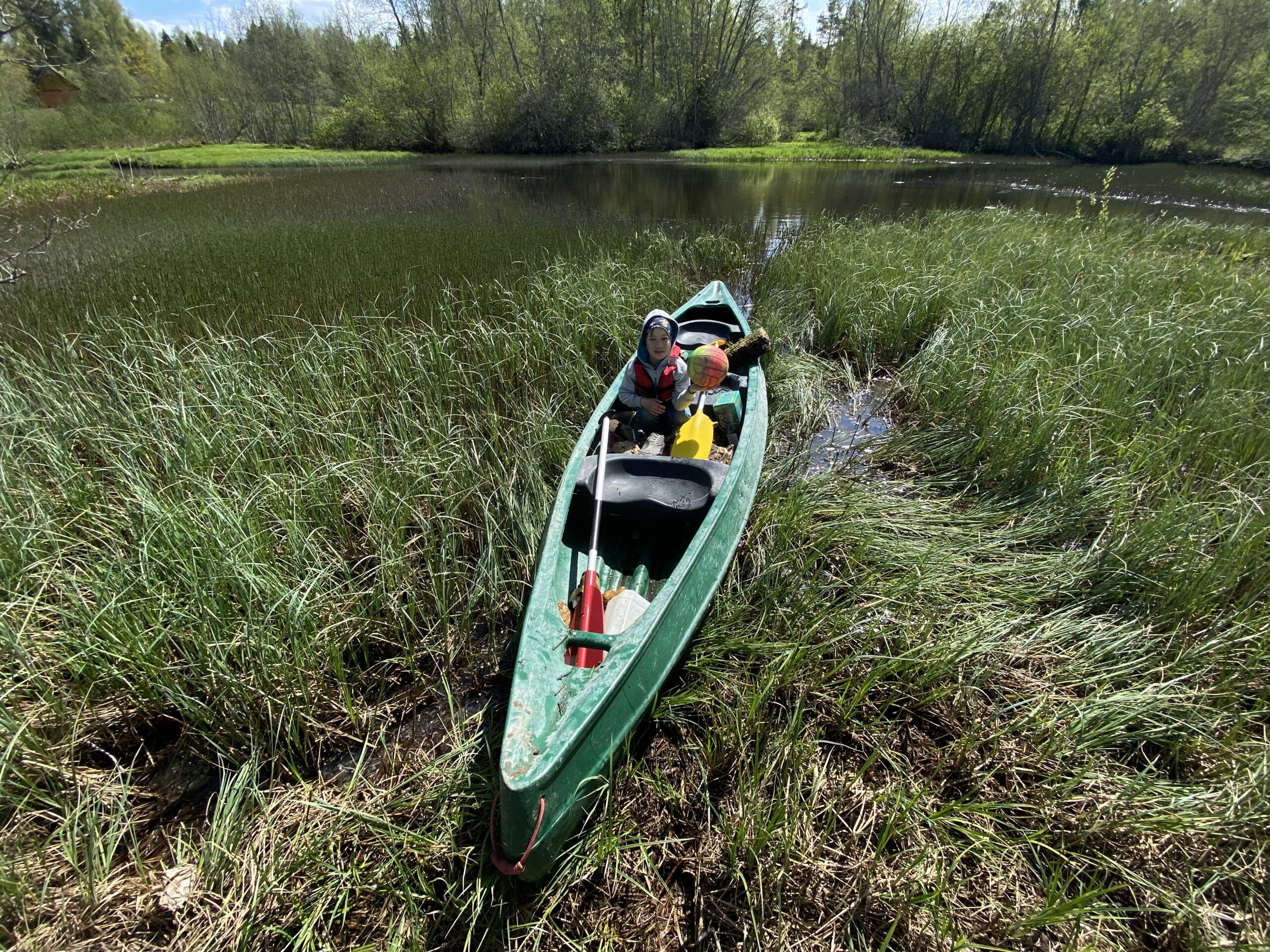 canoeing in Estonia Kanuutamine